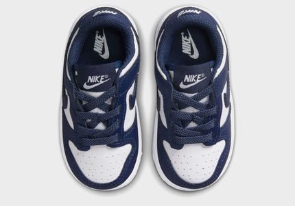 Nike TD Dunk Low - White / Midnight Navy / White
