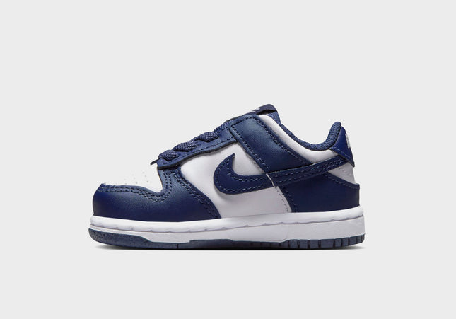 Nike TD Dunk Low - White / Midnight Navy / White