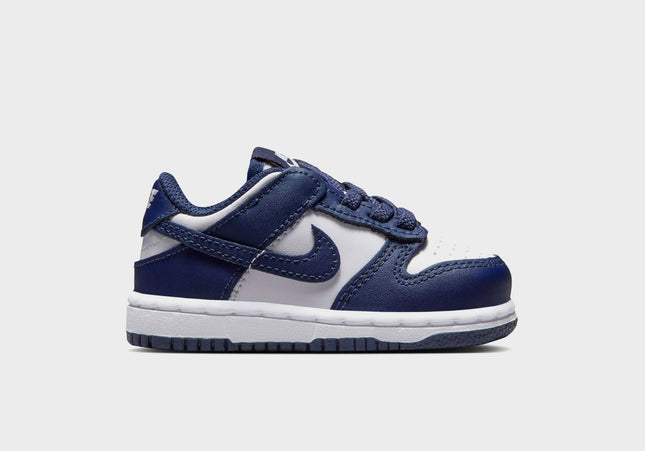 Nike TD Dunk Low - White / Midnight Navy / White