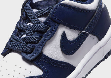 Nike TD Dunk Low - White / Midnight Navy / White
