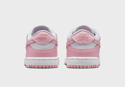 Nike TD Dunk Low - White / Med Soft Pink / White