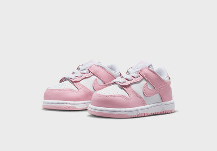 Nike TD Dunk Low - White / Med Soft Pink / White