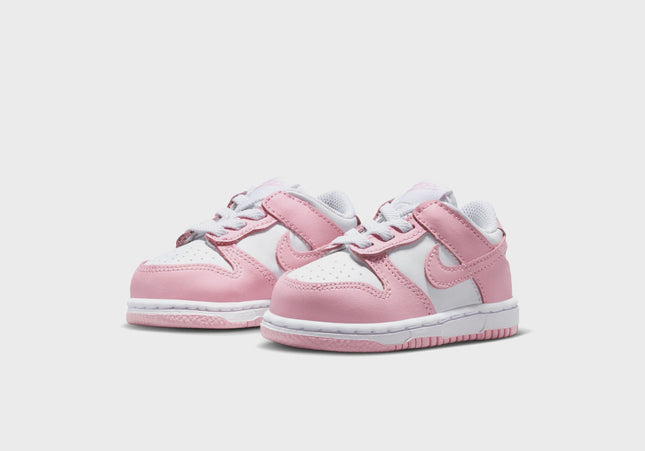 Nike TD Dunk Low - White / Med Soft Pink / White