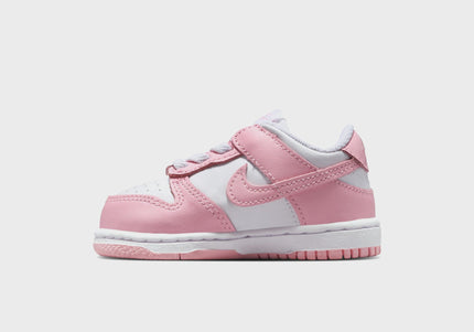 Nike TD Dunk Low - White / Med Soft Pink / White