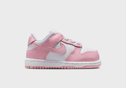 Nike TD Dunk Low - White / Med Soft Pink / White