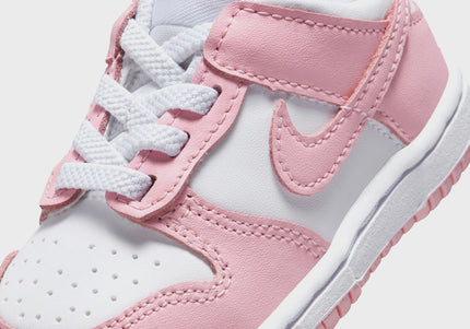 Nike TD Dunk Low - White / Med Soft Pink / White