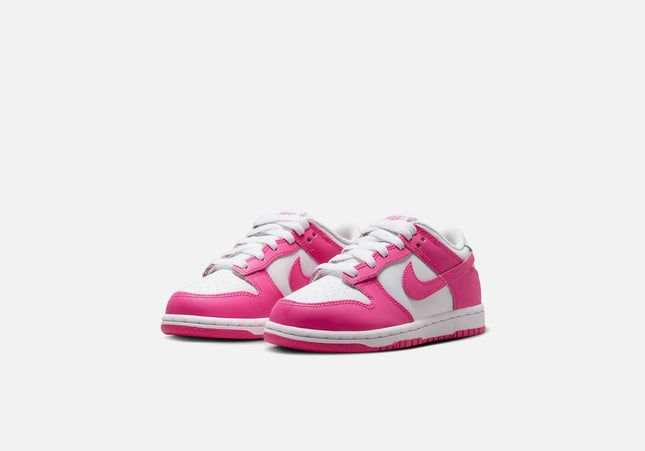 Nike PS Dunk Low - White / Laser Fuchsia