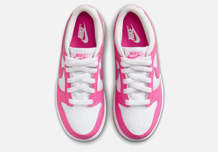 Nike PS Dunk Low - White / Laser Fuchsia