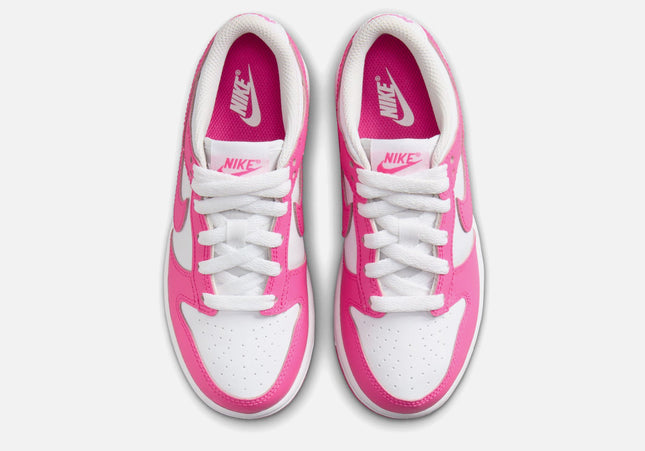 Nike PS Dunk Low - White / Laser Fuchsia