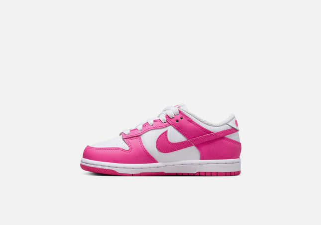 Nike PS Dunk Low - White / Laser Fuchsia