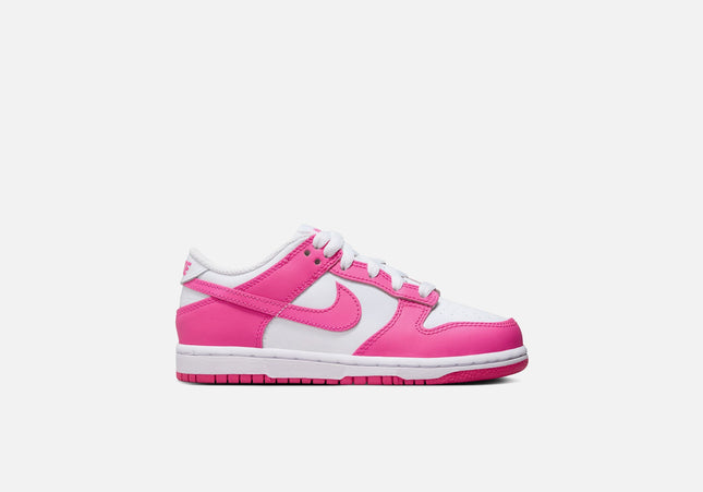 Nike PS Dunk Low - White / Laser Fuchsia