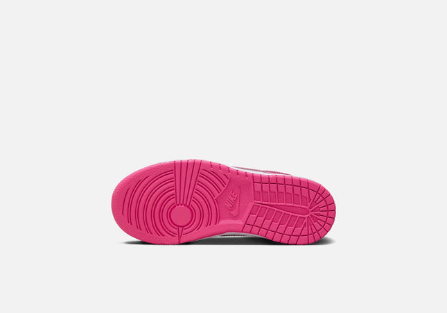 Nike PS Dunk Low - White / Laser Fuchsia