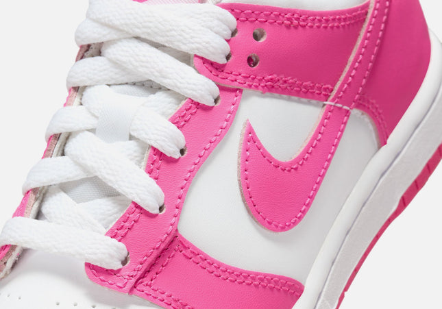 Nike PS Dunk Low - White / Laser Fuchsia