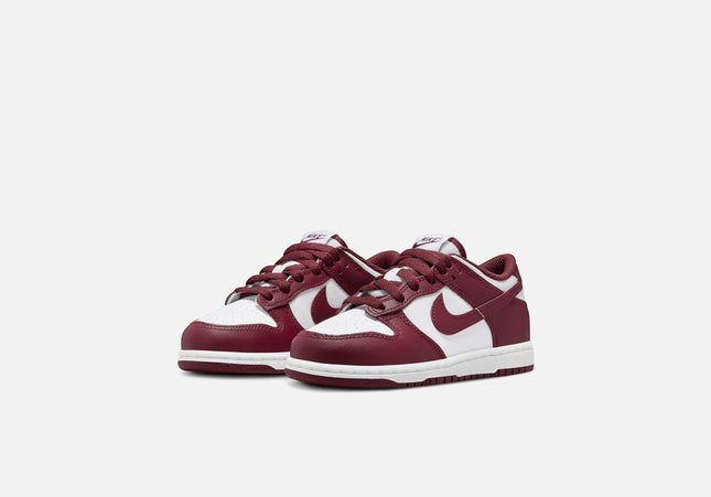Nike PS Dunk Low - White / Redwood / Gym Red