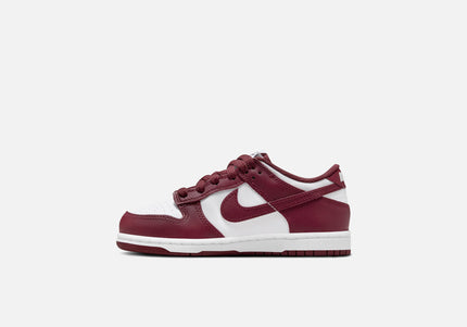 Nike PS Dunk Low - White / Redwood / Gym Red