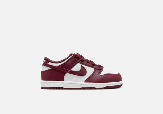Nike PS Dunk Low - White / Redwood / Gym Red