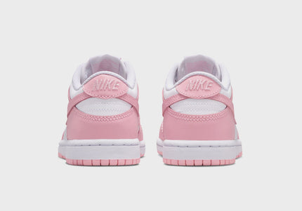 Nike GS Dunk Low - White / Medium Soft Pink / White / White