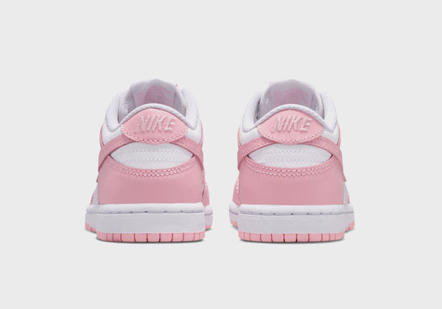 Nike GS Dunk Low - White / Medium Soft Pink / White / White