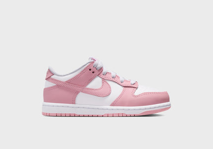 Nike GS Dunk Low - White / Medium Soft Pink / White / White