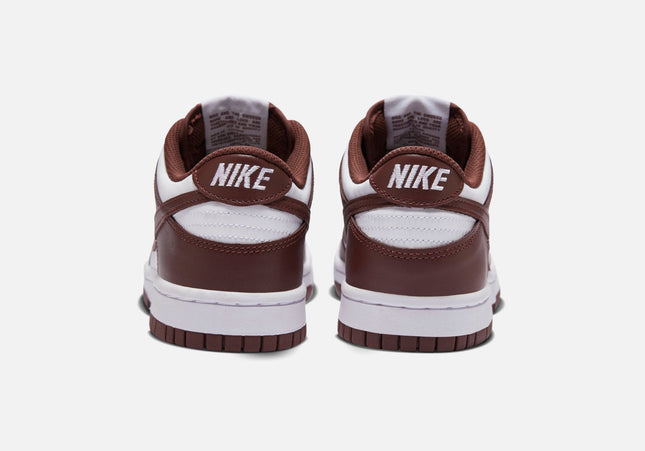 Nike GS Dunk Low - White / Gym Red / Redwood