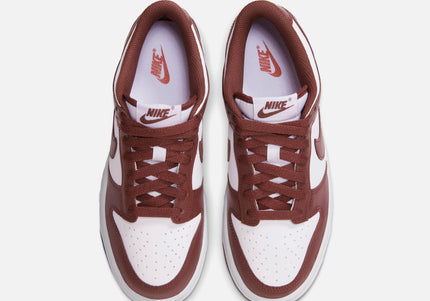 Nike GS Dunk Low - White / Gym Red / Redwood