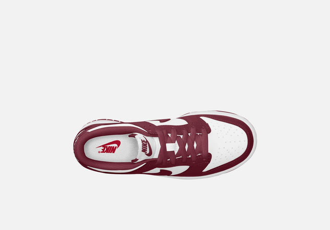 Nike GS Dunk Low - White / Gym Red / Redwood
