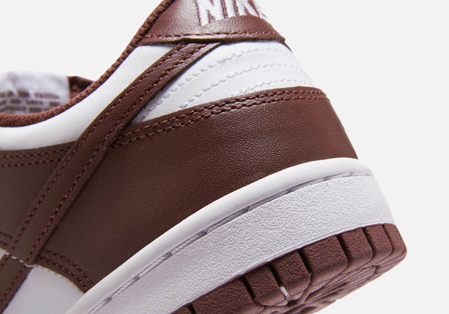 Nike GS Dunk Low - White / Gym Red / Redwood