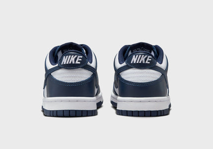 Nike GS Dunk Low - White / Midnight Navy