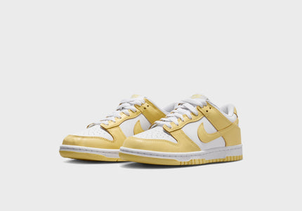 Nike GS Dunk Low - White / Soft Yellow