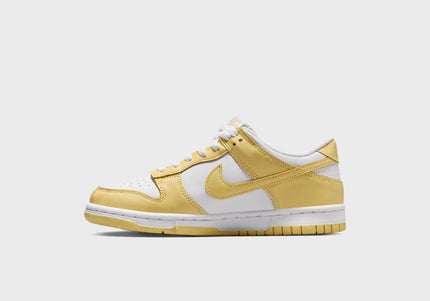 Nike GS Dunk Low - White / Soft Yellow