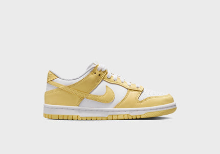Nike GS Dunk Low - White / Soft Yellow