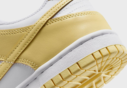 Nike GS Dunk Low - White / Soft Yellow