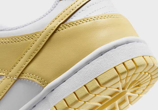 Nike GS Dunk Low - White / Soft Yellow