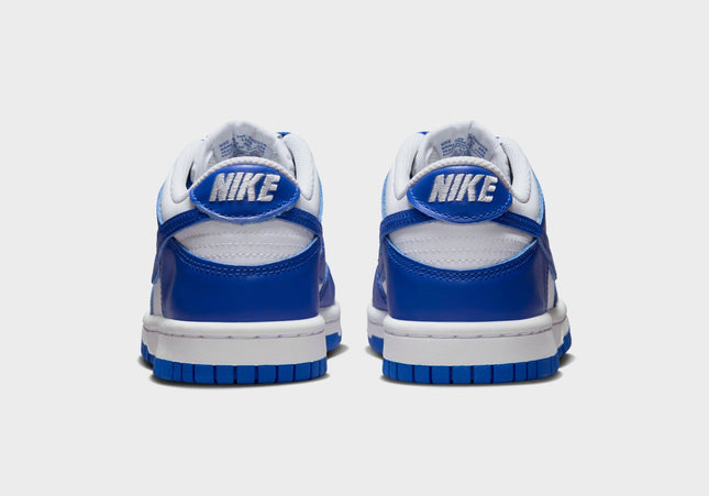 Nike GS  Dunk Low - White / Hyper Royal