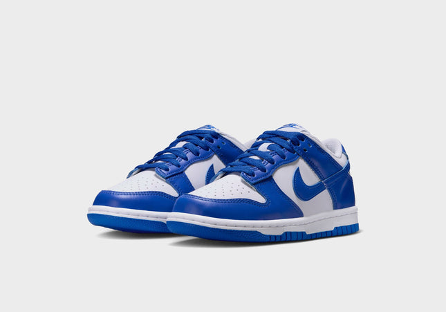 Nike GS  Dunk Low - White / Hyper Royal