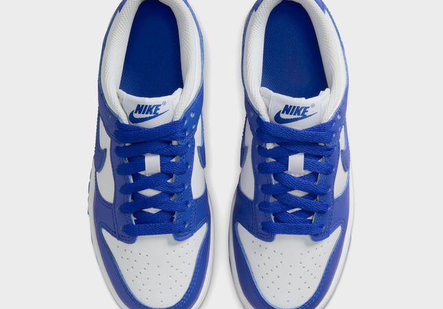 Nike GS  Dunk Low - White / Hyper Royal