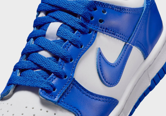 Nike GS  Dunk Low - White / Hyper Royal