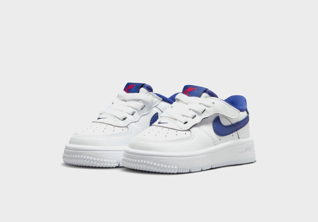 Nike TD Force 1 Low Easyon - White / Deep Royal Blue / University Red