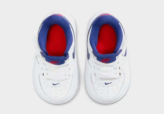 Nike TD Force 1 Low Easyon - White / Deep Royal Blue / University Red