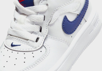 Nike TD Force 1 Low Easyon - White / Deep Royal Blue / University Red