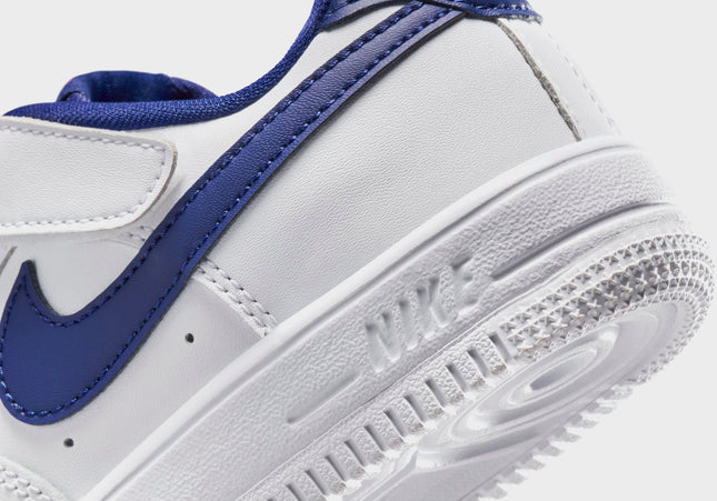 Nike PS Force 1 Low Easyon Bp - White / University Red / Deep Royal Blue