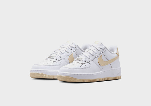 Nike GS Air Force 1 Bg - White / Light Khaki