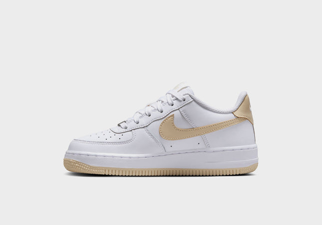 Nike GS Air Force 1 Bg - White / Light Khaki