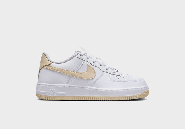 Nike GS Air Force 1 Bg - White / Light Khaki