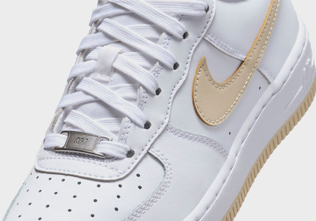 Nike GS Air Force 1 Bg - White / Light Khaki
