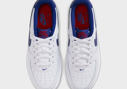 Nike GS Air Force 1 - White / University Red / Deep Royal Blue