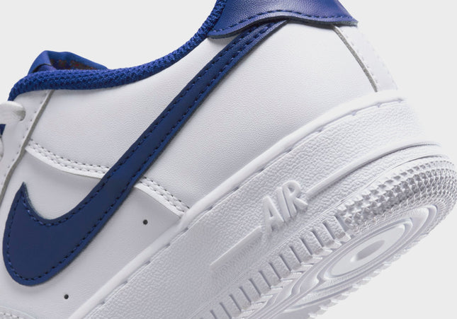 Nike GS Air Force 1 - White / University Red / Deep Royal Blue