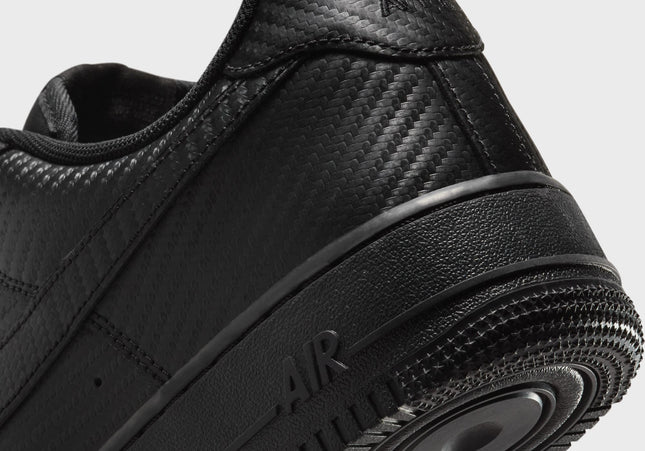 Nike Air Force 1 '07 LV8 -  Carbon Fiber Black / Black