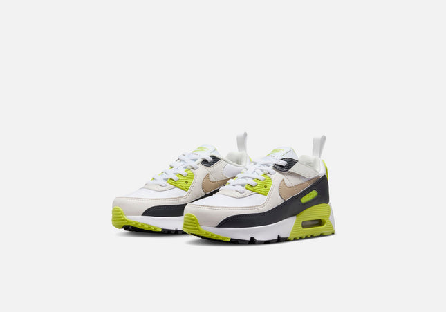 Nike PS Air Max 90 Easyon - White / Khaki / Cyber / Dark Smoke Grey