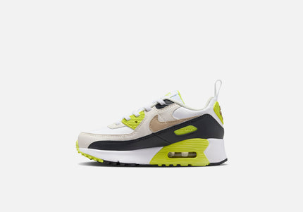 Nike PS Air Max 90 Easyon - White / Khaki / Cyber / Dark Smoke Grey